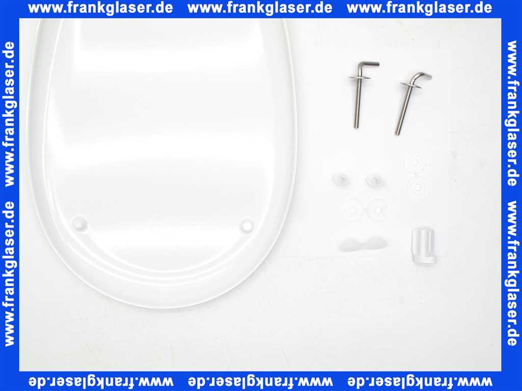 *WOW* Original Concept 200 WC-Sitz mit Deckel Edelstahlscharnier B0302Y weiss 